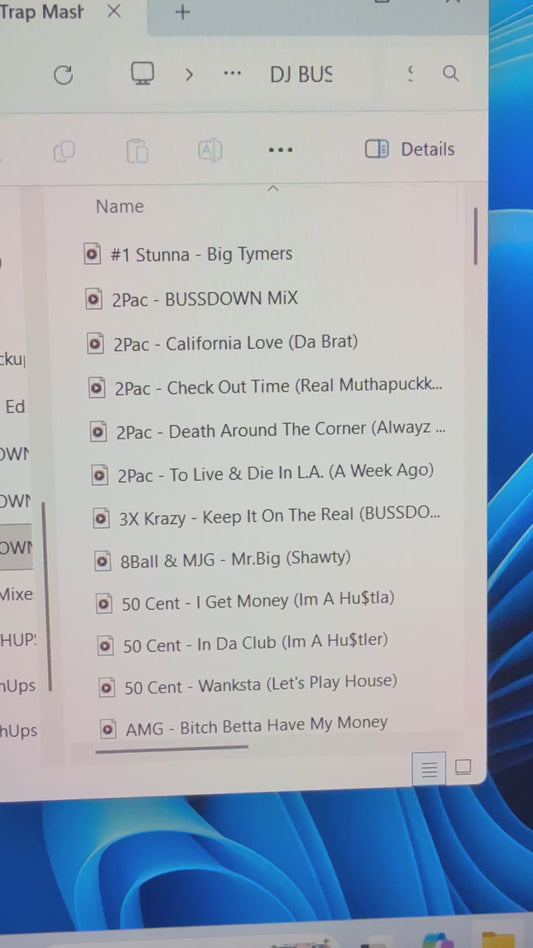 DJ BUSSDOWN TRAP MASHUPS Vol.1 Features Over 100 Mixes